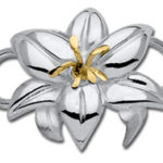 14K Gold Lily Clasp